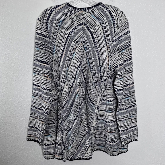 Lucky Brand Fringe Knit Cardigan - Picture 3 of 6